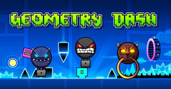 In Geometry Dash, players control a cube